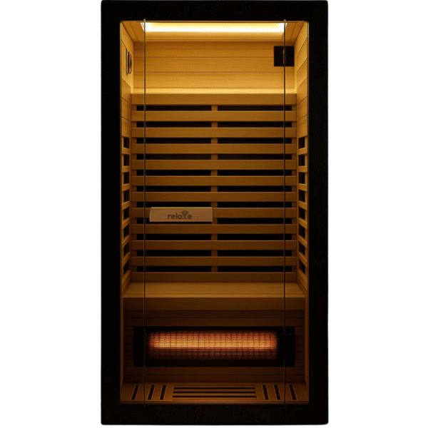 Relaxe Caldera™ Full Spectrum Infrared Sauna With Red Light Therapy Panel